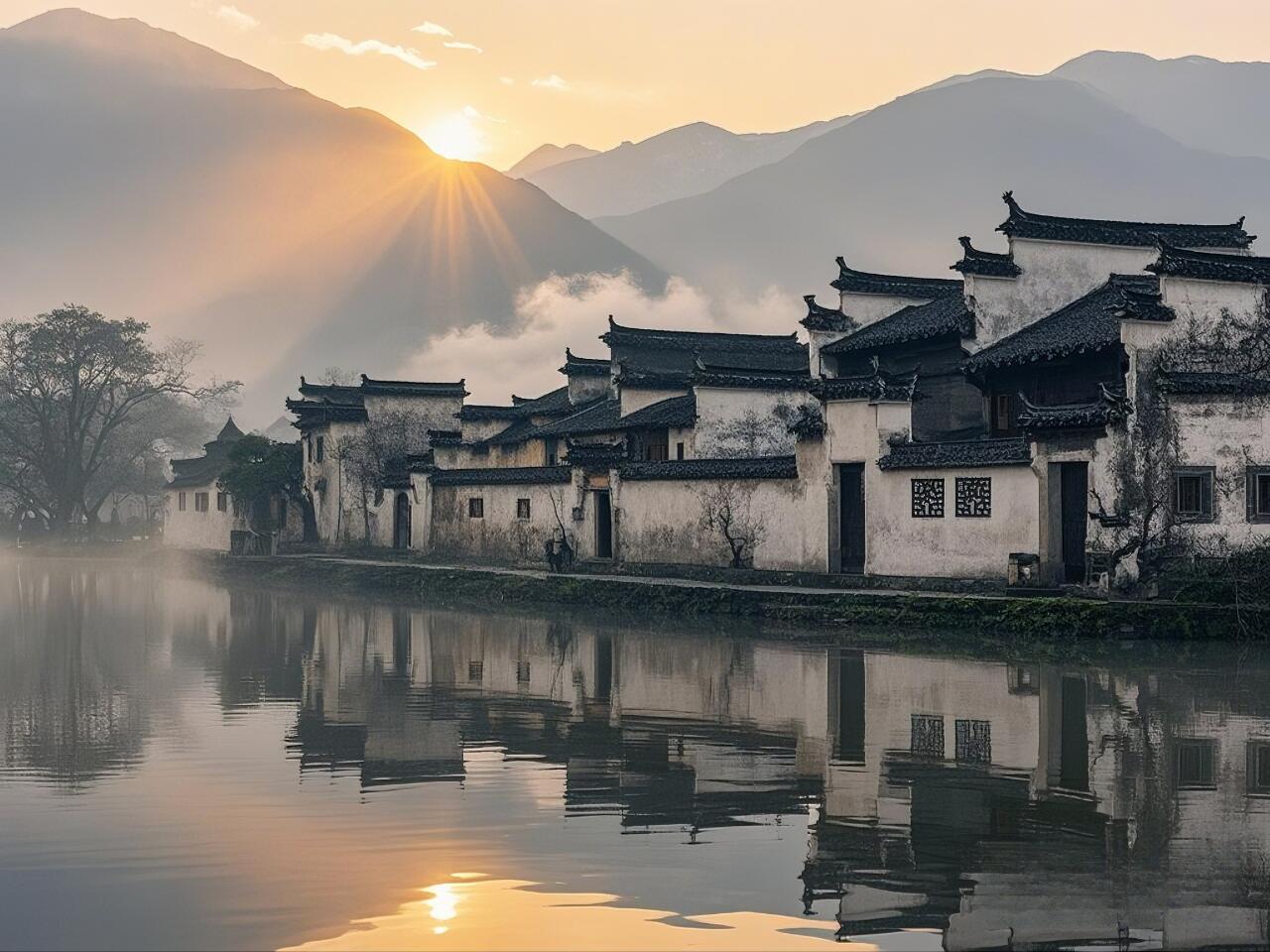 Anhui · Huangshan · Hongcun · Xidi · Casco Antiguo de Huizhou, viaje cultural de calidad