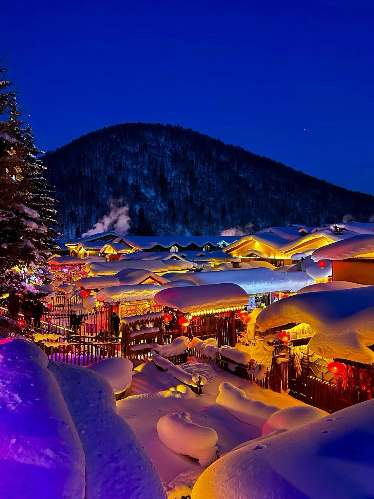 亚雪公路 → 雪乡